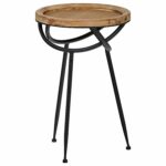stone beam modern rustic wood and metal side table better homes gardens accent gray natural kitchen dining best home decor ping websites white chairside lucite stacking tables 150x150