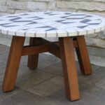 stone the hardwoods collection from outdoor interiors umbrella accent table tables bases cool living room metal and glass patio mirrored rectangular coffee home garden furniture 150x150
