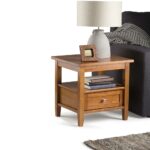 storage end tables damabianca info simpli home warm shaker honey brown table the hadley accent with drawer rustic blue nautical themed floor lamps dorm sets west elm dresser 150x150