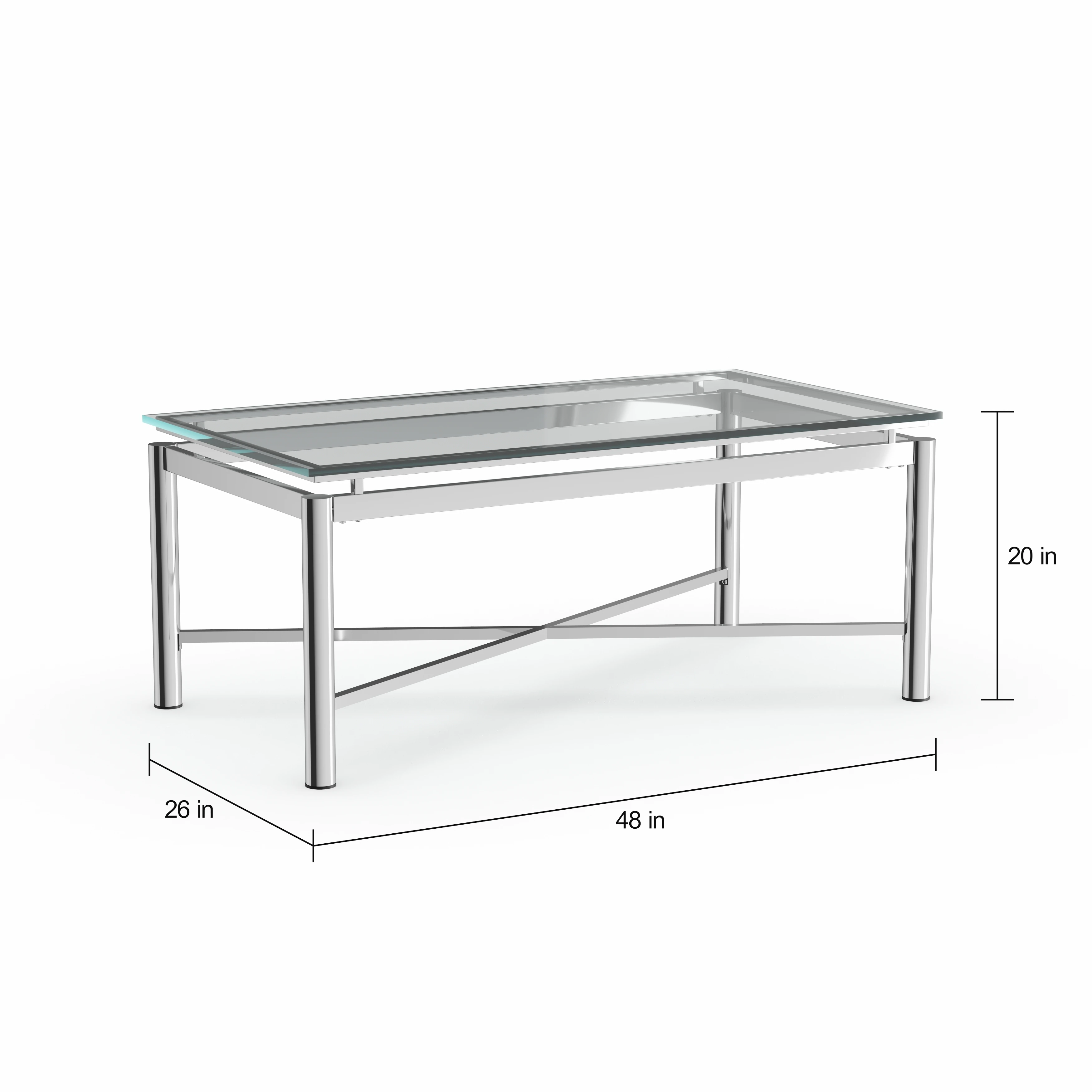 strick bolton jules chrome and glass coffee table free oliver james small accent shipping today gallerie credit card outdoor side grey safavieh couture square tables living room