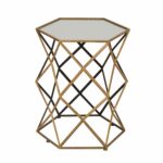 studio benzara metal mirror accent table multi black mirrored galvanized side slim console ikea target circular outside furniture silver drum large wood coffee cabinet drawers 150x150