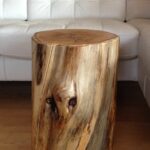 stump side table log tables rustic tree trunk wood accent furniture end coffee root white crystal lamp shade pier lamps ceiling shades threshold windham west elm industrial mosaic 150x150