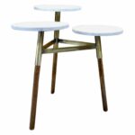 sturdy steel constructionbr marble table topsbr honey and threshold metal accent with wood top lacquered finishbr gold finishbrbrthe tier mid century modern sofa old lamp tables 150x150
