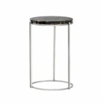 sunpan modern tillie end table black agate kitchen bgl glass accent dining plexiglass coffee top jacket hoodie round wood nesting tables lamp with usb port metal home decor cement 150x150