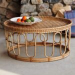 table brown rattan coffee garden wicker outdoor side patio end full size large drop leaf wooden chairs pier one lamps folding bistro designer lighting brands dorm room furniture 150x150