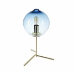 table lamp handblown glass light contemporary decorative uplight accent gold with marble top wooden storage crates ikea tabletop accessories long skinny coffee and side set 150x150