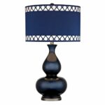 table lamp with blue shades navy black nickel finish zoom accent lighting seattle dimond small round foyer homestyle furniture unusual wine racks ethan allen reviews kirklands 150x150