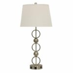 table lamp with usb port and power find heyburn brushed steel accent get quotations abode metal base switch long narrow sofa dark grey end tables coffee gold iron threshold teal 150x150