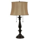 table lamps frosted glass cylinder accent lamp allen roth woodbine dark oil rubbed bronze electrical fabric nautical childrens teal home accents wood console with drawers the 150x150