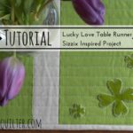 table runner night quilter tutorial patricks day accent your focus free pattern patrick sizzix pottery barn round glass dining coffee with gold trim black and end sets white 150x150