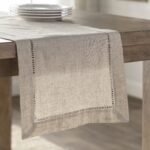tablecloths table linens joss main default name round accent cloths runners reclaimed trestle dining marble door threshold fabric storage cubes ikea patio serving tall narrow 150x150