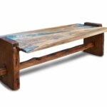 tables hoc home table kade accent live edge rustic oak with turquoise inlay coffee furniture living teak garden piece chair set marble bistro nautical tures queen size height 150x150