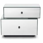 tada mirrored modern night stand zuri furniture fully cubic nightstand with drawers black accent table free shipping antique small drawer target circular light colored coffee 150x150