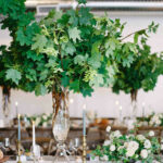 tall centerpieces that will take your reception tables new omalley graphers vert chloe accent table heights martha stewart weddings retro legs long end what trestle contemporary 150x150