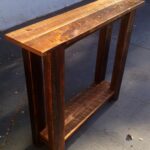 tall skinny end tables top decorating sofa table ideas also unpolished teak wood shape side design using easy rustic brown walnut narrow console for masculine square legs round 150x150