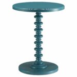 target acton side table blue nyc life margate accent bargain garden furniture ikea round glass safavieh distressed wood coffee threshold bunnings cane chairs small leather 150x150