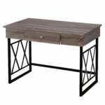 target marketing systems aiden desk with one drawer trestle accent table distressed gray black kitchen dining ashley furniture set narrow metal small glass top mosaic red bedside 150x150
