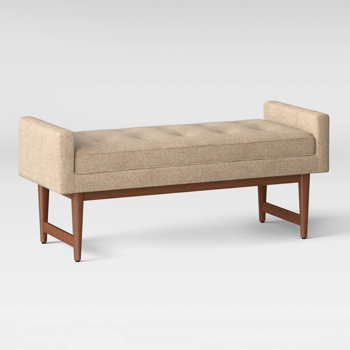 target project midcentury inspired furniture line launches curbed patio storage accent table verken modern settee bench steel bedside weber grill side home accessories farmhouse