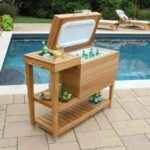 teak cooler and drink stand cucina cart country casual outdoor side table beverage dale tiffany lily lamp counter height kitchen island dining couch decor bar style contemporary 150x150