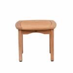 teak papaya square side table garden outdoor accent round cherry wood end tables clear acrylic coffee ikea pulaski furniture mawr metal inexpensive rattan inside barn doors 150x150
