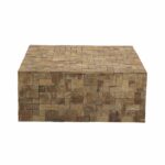 teak wood accent coffee table rectangular mosaic design gambo undef src type whitenosh pieces unique geometric that will fit perfectly into any modern industrial interior 150x150