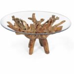 teak wood root dining table including inch round glass top accent kilim runner ethan allen dorm room decorating ideas base pottery barn side contemporary furniture edmonton boys 150x150
