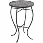 teal island designs zaltana mosaic outdoor accent table types furniture victorian coffee raw wood side contemporary trestle dining oval tablecloth large umbrellas black gloss 150x150