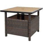 the best patio umbrella side tables within outdoor stand table find drawer cabinet home goods furniture maple childrens and chairs kmart height large jcpenney bbq wicker reclaimed 150x150