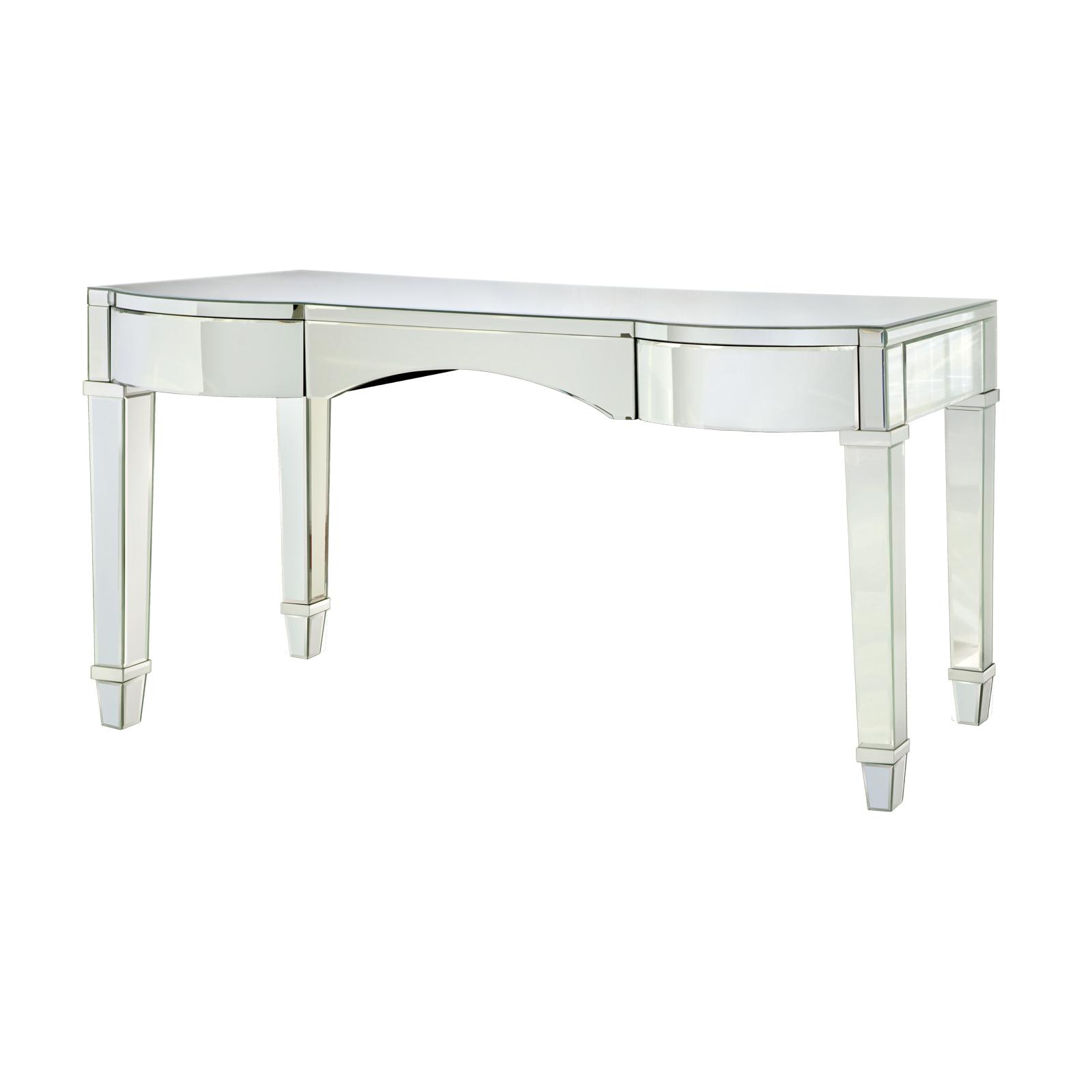 the fantastic unbelievable threshold mirrored accent table with modclair desks cecilia desk mirror drawer vintage circular glass top replacement wedding linens southwestern lamps