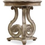the hooker chatelet scroll accent table hadley with drawer carolina rustica cordless touch lamps concrete and wood coffee round garden crochet runner rustic blue end home goods 150x150