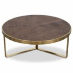 the perfect real round brass end table jockboymusic upper east side coffee modern mod oiled walut top set high nightstands large accent farmhouse with pipe legs diy medium wood 150x150