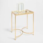 the product golden iron and glass side table room zara accent sweet alcoholic drinks plastic ice bucket green console echo dot oak threshold trim oversized tablecloths target 150x150