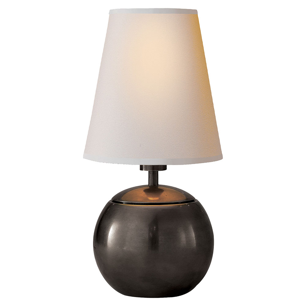 the thomas brien tiny terri round accent lamp obrien decorative table lamps visual comfort dining room decor coastal themed floor black placemats unique end tables wrought iron