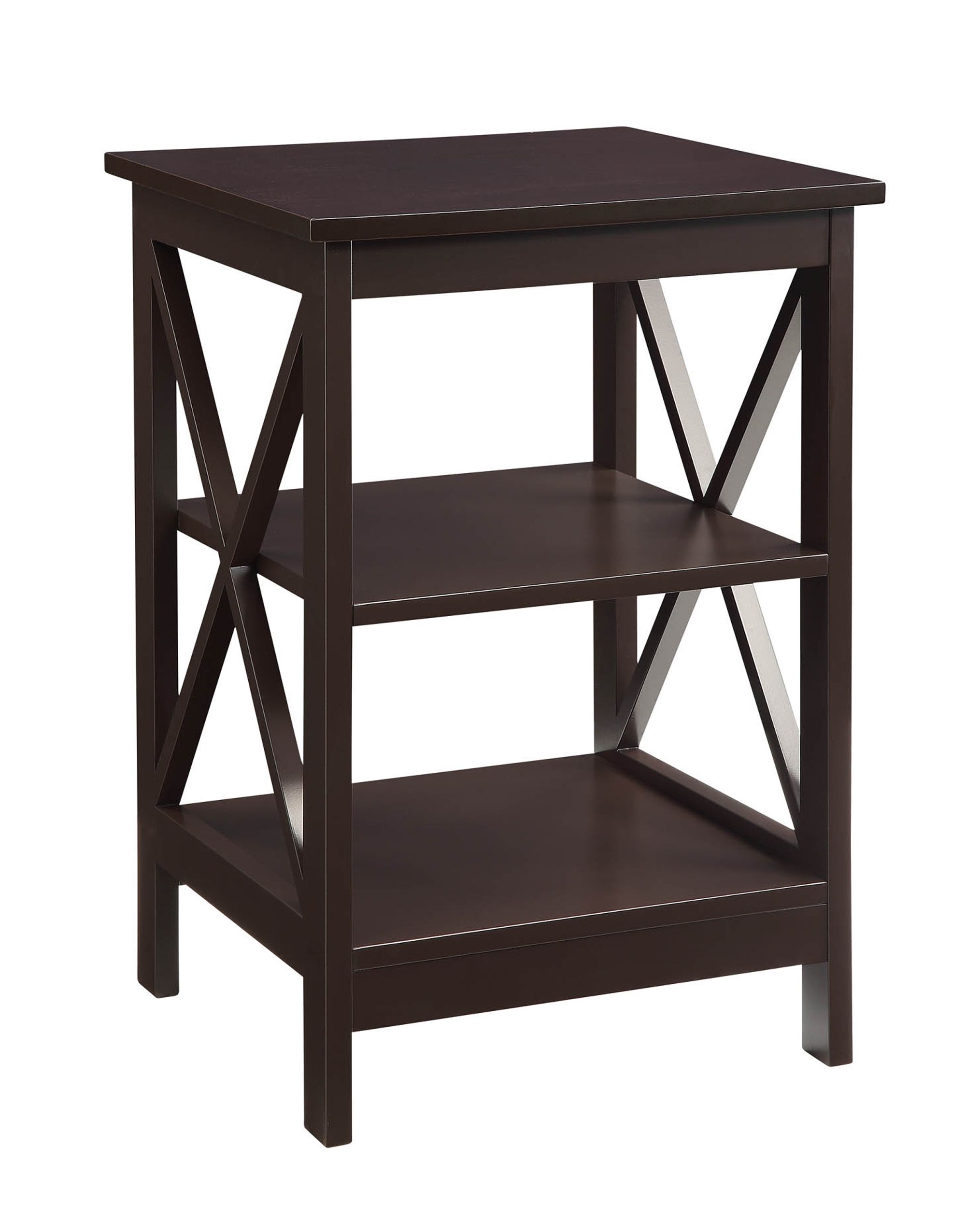the threshold owings collection side table espresso perfect accent target addition any homes decor high and includes drawer drum kit throne peekaboo metal glass bedside living