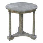 thema weathered gray accent table furn collapsible trestle secretary desk kids side ikea play brass mission end couch dining target teal snack small drink dale tiffany style lamps 150x150