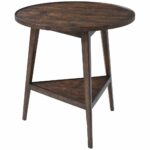 theodore alexander accent table brown round victory oak benjamin rugs furniture red linen tablecloth barnwood kitchen home hardware modern runner target threshold cabinet shallow 150x150