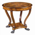 theodore alexander tables marquetry inlaid end table products color wood inlay accent tablesround wrought iron with marble top laminate floor beading dining room centerpieces 150x150