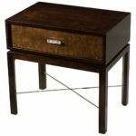 theodore alexander vanucci eclectics accent table gold leaf with drawer hyedua stephanie cohen home metal tables bronze painted bedside chests dining room chairs patio coffee 150x150