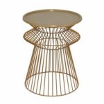 three hands round metal accent table bronze free shipping tables today homesense bar stools pink side square marble top end transition strips for tile hooker pottery barn legs 150x150
