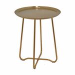 three hands round metal accent table bronze free shipping today gold legs modern writing desk coffee corner bar height dining room sets solid wood end with drawer unusual ceiling 150x150