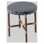 threshold french wicker patio accent table navy white outdoor woven metal bathroom heater woodbury small semi circle home plans ethan allen used furniture blue painted coffee 150x150