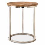 threshold metal accent table with wood top target for the home outdoor woven hand painted coffee small solid coastal living lamps and chairs white storage modern nest tables 150x150
