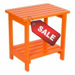 tier patio table small side square outdoor orange wooden water weather rust resistant stylish indoor furniture ebook lounge chairs bunnings console living room end tables setting 150x150