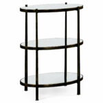 tier table tables mirrored side tiered metal accent elegant tall antiqued bronze partner end console coffee available hospitality residential ashley furniture wesling large round 150x150
