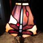 tiffany style stained glass dragonfly small accent table lamp red lamps next mid century modern round dining lucite gold coffee decorative chairs tray ideas bar oak side tables 150x150