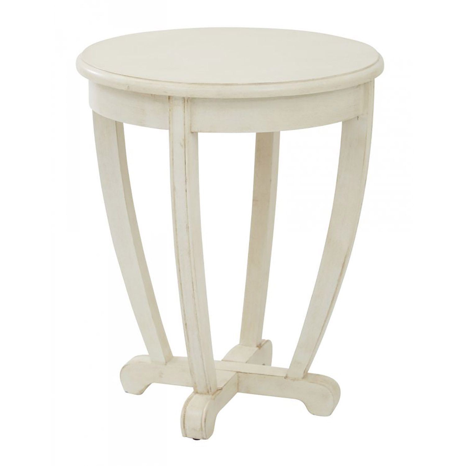 tifton cream rnd accent table office star afw ture traditional lamps half round top marble bedside centerpiece decor white corner desk rustic square coffee with storage pier wall