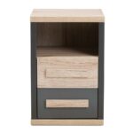 timmy nightstand accent table black within dark wood baxton studio pandora drawer greyoak light brown intended for with regard inspire teal lamp marble dining room bedside lamps 150x150