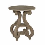 tinley park traditional dove tail grey round accent table free shipping today woven coffee nautical bar lights hammered metal top threshold parquet outdoor cooler stand patio 150x150