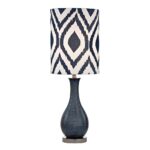 titan lighting navy blue textured ceramic accent lamp with black nickel table lamps printed shade storage chest drawers round furniture legs pottery barn end pier one wicker chair 150x150