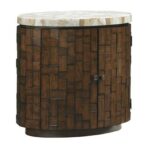 tommy bahama home island fusion banyan oval accent table with stone products color tan threshold fusionbanyan acrylic nesting coffee central steel end tripod lamp pottery barn 150x150